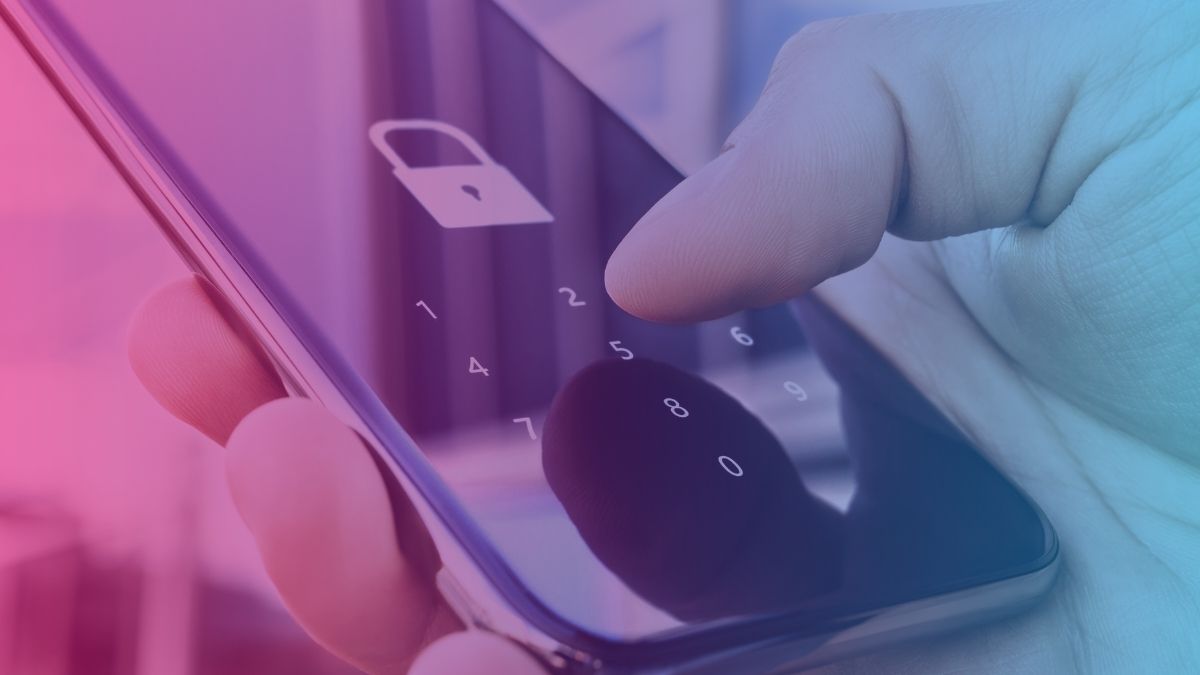 locked smartphone