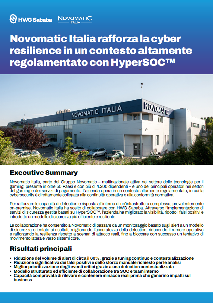 NOVOMATIC Cover ita Novomatic